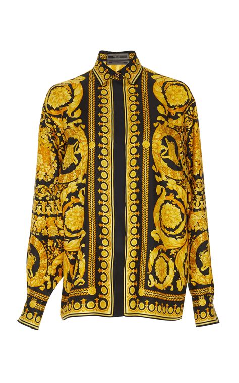 fake versace baroque shirt